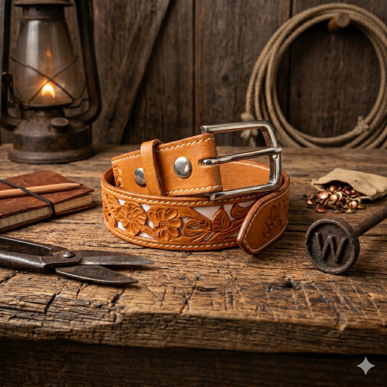 "Aiana" Western-style belt